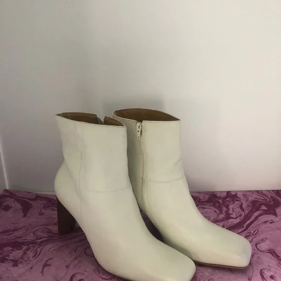 MARAOLO women’s ankle boot white size 10 - Picture 6 of 9